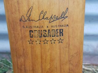 Vintage Gray Nicolls Crusader Ian Chappell Signature Cricket Bat South Australia