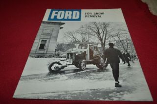 Ford Tractor For Snow Removal Dealers Brochure Amil15
