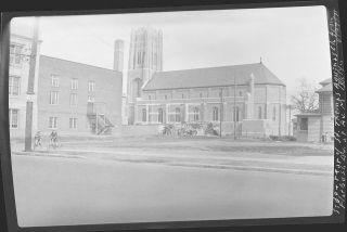 1931 St Thomas Aquinas Church Flatbush Av Brooklyn Nyc Old Photo Negative T364