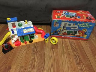 Vintage 1977 Fisher Price Sesame Street Clubhouse