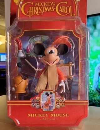 Disney ' Mickey ' s Christmas Carol ' Mickey Mouse As Bob Cratchit Figure 2003 2