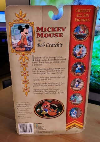 Disney ' Mickey ' s Christmas Carol ' Mickey Mouse As Bob Cratchit Figure 2003 3