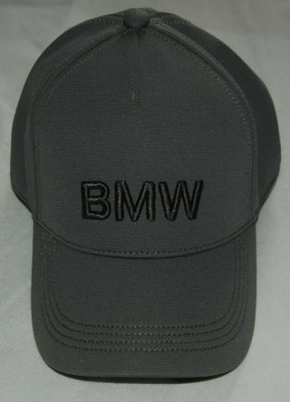 Bmw Auto Car Baseball Cap Hat Gray Embroidered Car Automobile Adjustable Strap