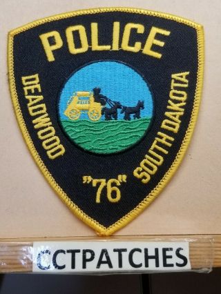 Deadwood,  South Dakota Police Shoulder Patch Sd