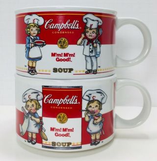 Campbell’s Soup Co Kids " Mmm Mmm Good " Mug Cup By Westwood Set Of 4 1998