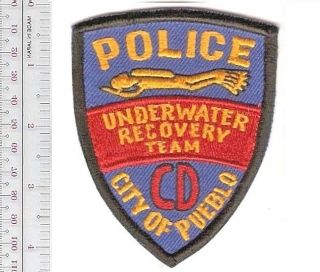 Police Diver Pueblo Police Department Scuba Underwater Recovery Team Colorado