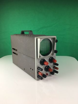 Vintage Daystrom Heathkit Model IO - 10 Oscilloscope; Powers On, 2