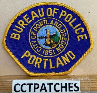 Portland,  Oregon Bureau Of Police Shoulder Patch Or