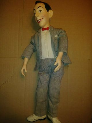 Rare Pee Wee Herman 18 " Doll Pee Wees Playhouse Vintage Toy