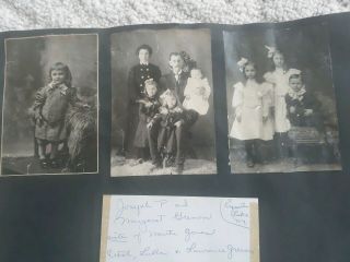 Albumen.  At Camp Marion In Raquette Lake Guide Joe Grenon And Family.  C 1904