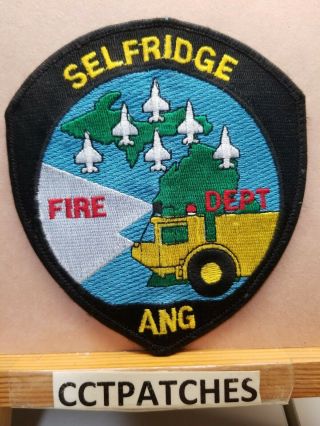Selfridge,  Michigan Air National Guard Fire Department Patch Mi