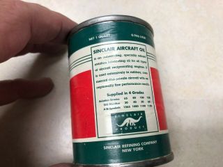 Vintage Sinclair Aircraft Oil Can Bank 2
