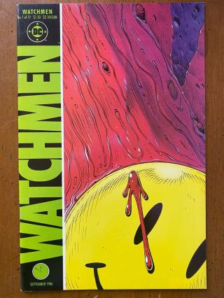 Complete Set Of Watchmen 1 - 12 Dc Nm Limited Series 1986 Alan Moore Dave Gibbons