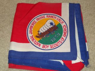 Boy Scout Bsa 1953 Irvine Ranch California National Jamboree Uniform Neckerchief