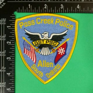 Pass Creek Police Allen South Dakota Patch