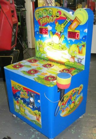 Frog Fenzy Hammer Redemption Ticket Arcade Game Available