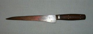 Vintage/antique Lamson Goodnow Carbon Slicing Or Carving Knife