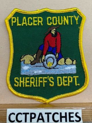 Placer County,  California Sheriff (police) Shoulder Patch Ca