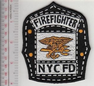 Firefighter York City Nyc Fire Department Fire Engine 53 Us Navy Seal Helmet