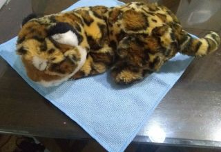 Official Jaguar Automobile Car Sleeping Cat Plush Stuffed Animal