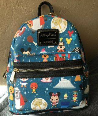 With Tags Disney Parks Magic Kingdom Attractions Mini Backpack Loungefly