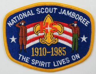 1910 - 1985 National Scout Jamboree Jsp Health Services Staff Yel Bdr.  [c - 2200]