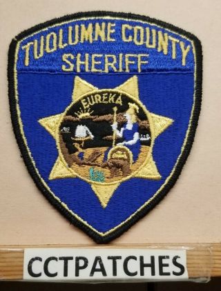 Tuolumne County,  California Sheriff (police) Shoulder Patch Ca