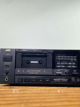 Vintage JVC TD - W501 Dual Cassette Deck, .  Very 2