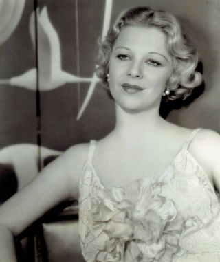 1935 Photo By Warner Bros.  Actress Glenda Farrell Poses For Portrait