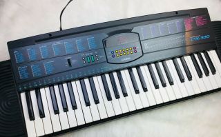 Vintage Casio Ctk - 330 Keyboard With /power Adapter