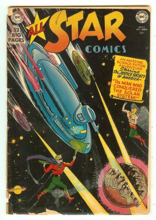 All Star Comics 55 Science Fiction Cover