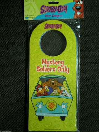 Scooby Doo And Friends Door Hangers,  4 Door Hangers Collector Item,