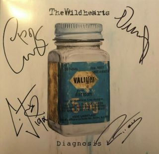 The Wildhearts - Hand Signed - 10 Inch Vinyl - Diagnosis Autographed