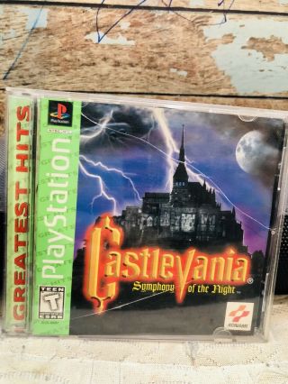 Castlevania: Symphony Of The Night Sony Playstation 1 Retro Ps1 1997 Vtg Horror