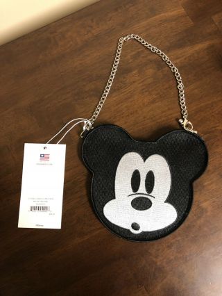 Disney Harveys Seatbelt Spooky Mickey Mouse Coin Purse Haunted House