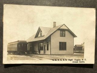 Rppc - Croghan Ny - Railroad Station - Train Depot - L&br - Lowville & Beaver River - Lewis