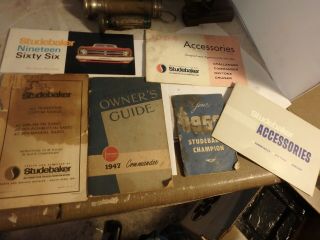 Vintage Studebaker Bundle - Owners Manuals & Brochures