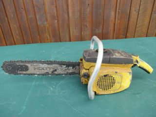 Vintage Mcculloch 10 - 10 Automatic Chainsaw Chain Saw With 16 " Bar