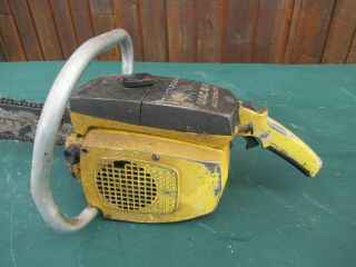 Vintage McCULLOCH 10 - 10 Automatic Chainsaw Chain Saw with 16 