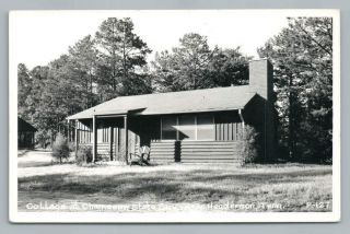 Chickasaw State Park Cottage Henderson Tennessee Rppc Vintage Cline Photo 1950s
