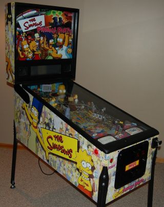 Simpsons Pinball Party Pinball Machine By Stern - Priced Low For The Holidays