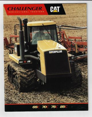 Cat Caterpillar Challenger 65c,  70c,  75c,  85c Tractors 18 Page Brochure 1993