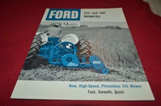 Ford Tractor 501 515 Mower Dealers Brochure Amil15