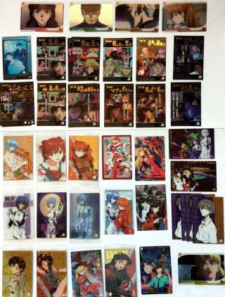 Neon Genesis Evangelion 42 Anime Trading Cards Set Shinji Aska Rei Japan Fs
