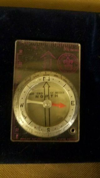 Vintage Boy Scout Compass By Silva System