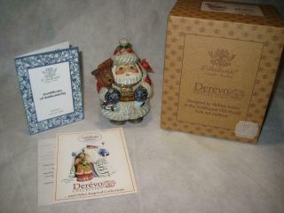 Vintage G.  Debrekht Derevo Welcome Home Birdie Russian Christmas Santa 518023