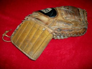 Vintage Cooper Gm 12 Goalie Glove Trapper For The Righty