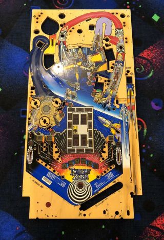 Bally Twilight Zone Pinball Machine Playfield.  Wall Hanger / Art