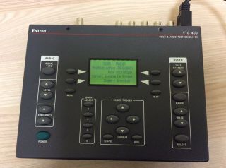 Extron Vtg 400 Video & Audio Test Generator W/power Supply