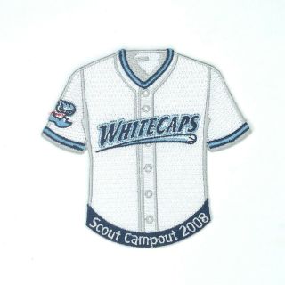 2008 Scout Campout West Michigan Whitecaps Patch Baseball Sports